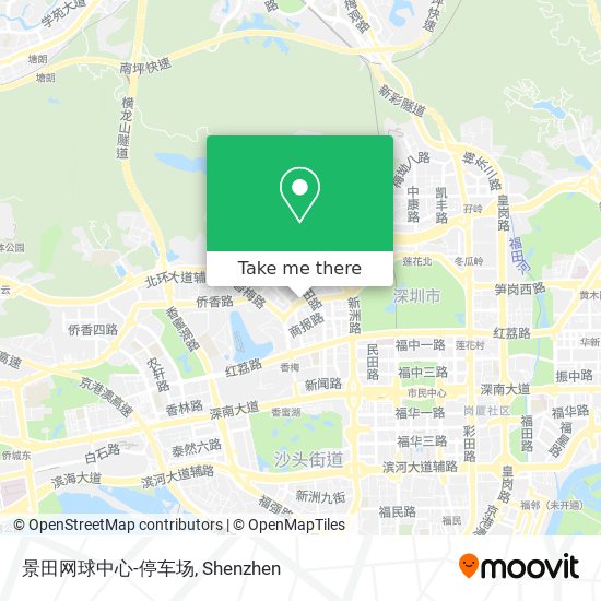 景田网球中心-停车场 map