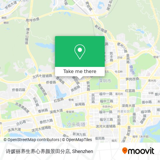 诗媛丽养生养心养颜景田分店 map