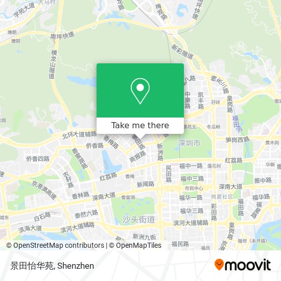 景田怡华苑 map