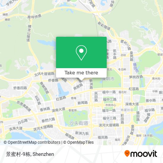 景蜜村-9栋 map