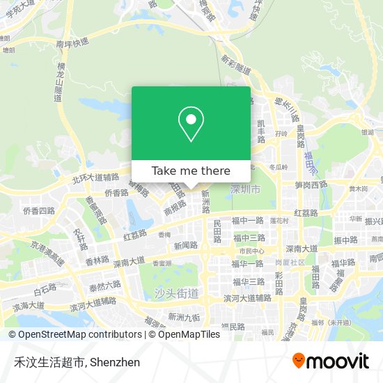禾汶生活超市 map