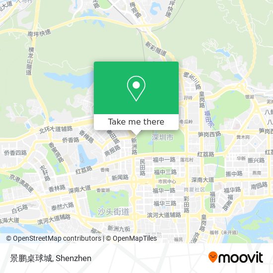 景鹏桌球城 map