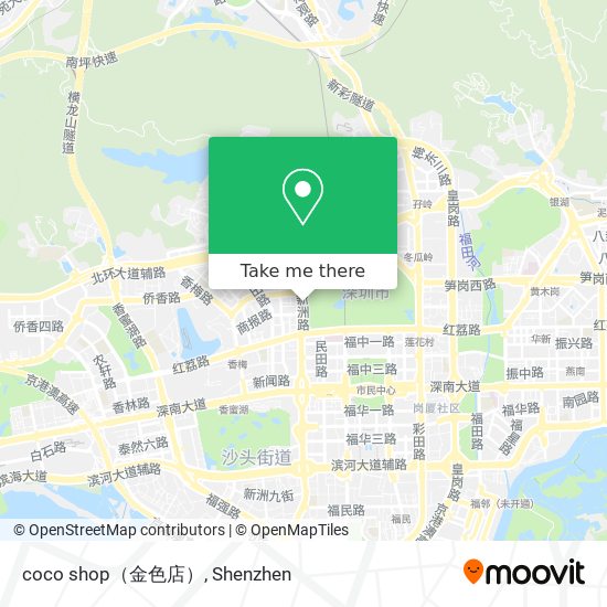 coco shop（金色店） map