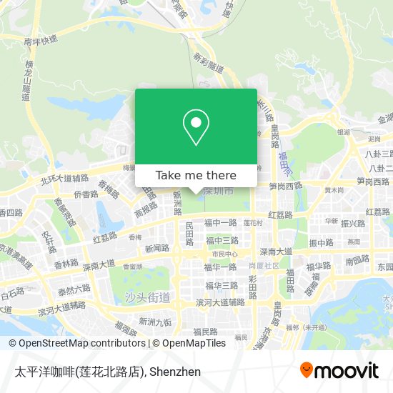 太平洋咖啡(莲花北路店) map