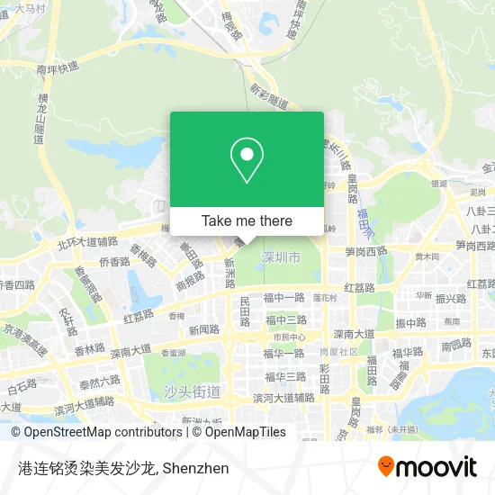 港连铭烫染美发沙龙 map