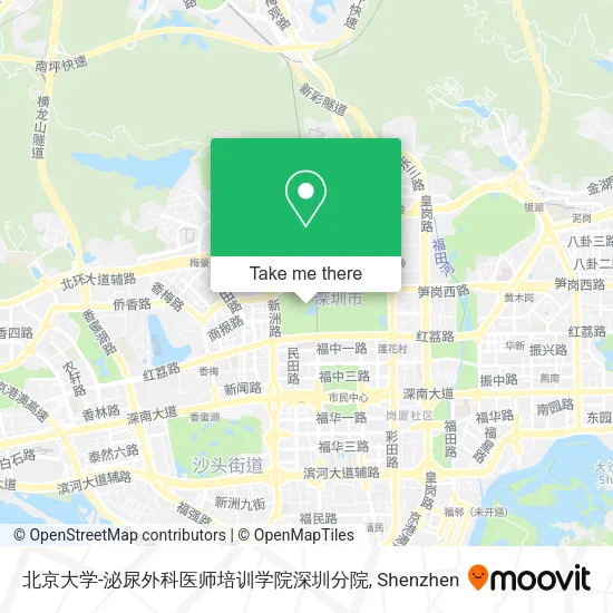 北京大学-泌尿外科医师培训学院深圳分院 map