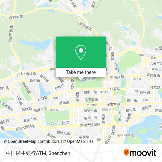 中国民生银行ATM map