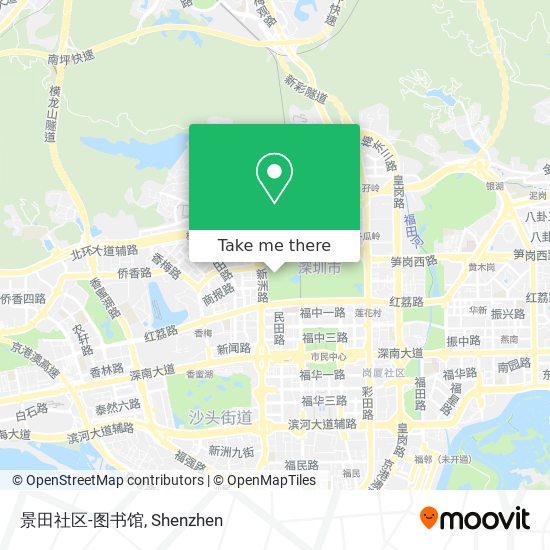 景田社区-图书馆 map