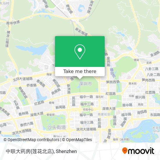 中联大药房(莲花北店) map