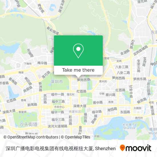 深圳广播电影电视集团有线电视枢纽大厦 map