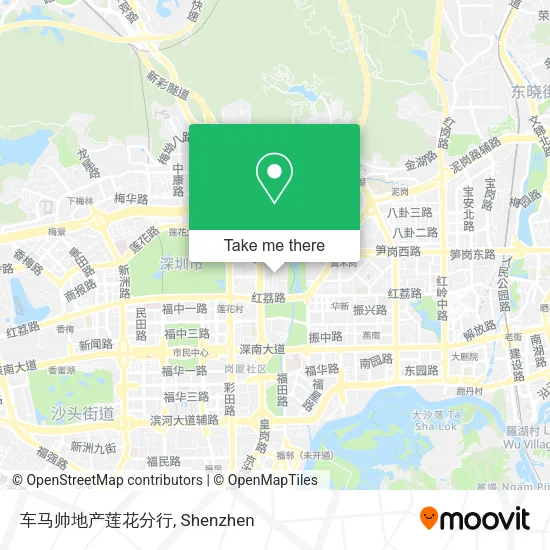 车马帅地产莲花分行 map