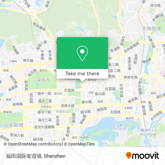 福田国际友谊墙 map