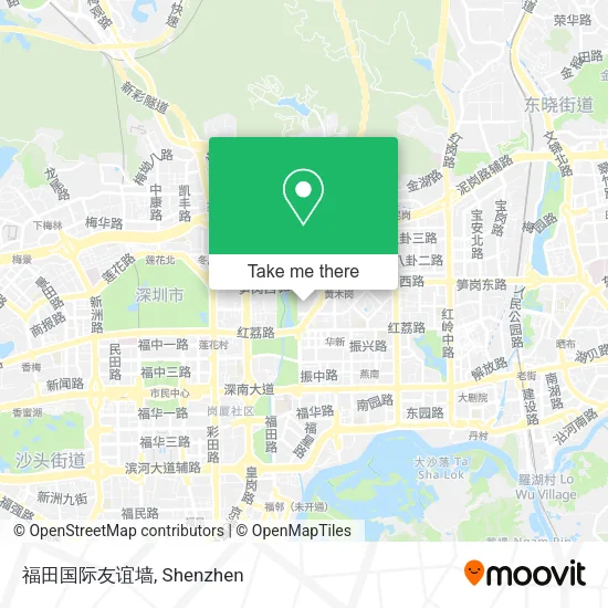 福田国际友谊墙 map