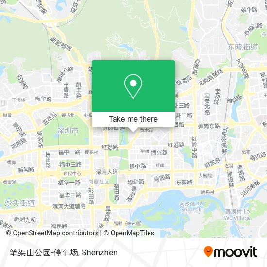 笔架山公园-停车场 map