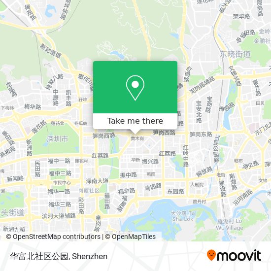 华富北社区公园 map