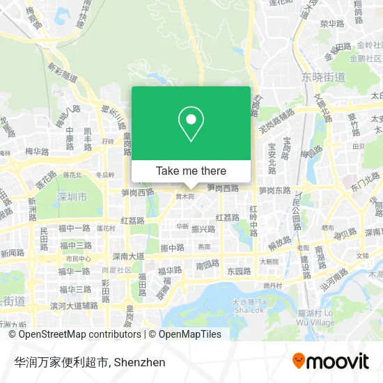 华润万家便利超市 map
