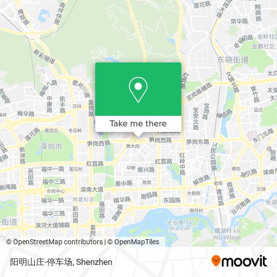 阳明山庄-停车场 map