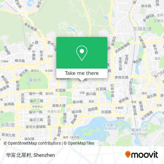 华富北屋村 map