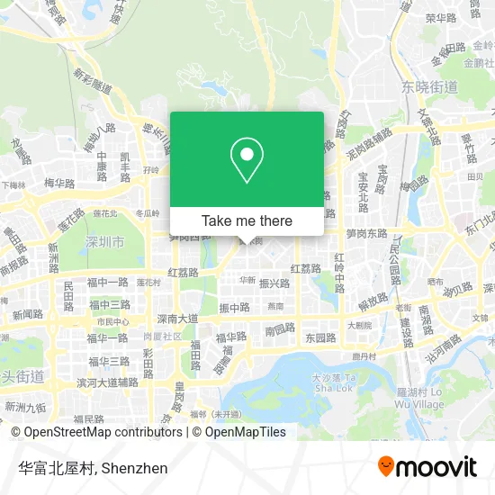 华富北屋村 map