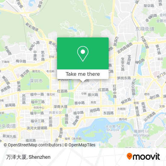 万泽大厦 map