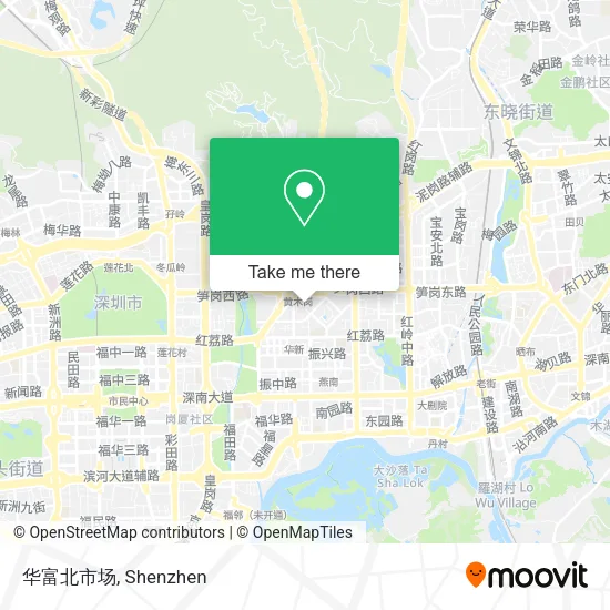 华富北市场 map