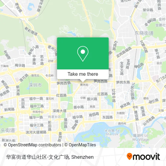 华富街道华山社区-文化广场 map