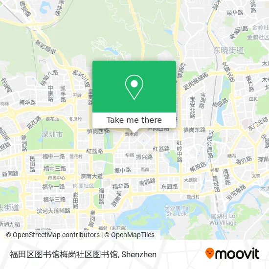 福田区图书馆梅岗社区图书馆 map