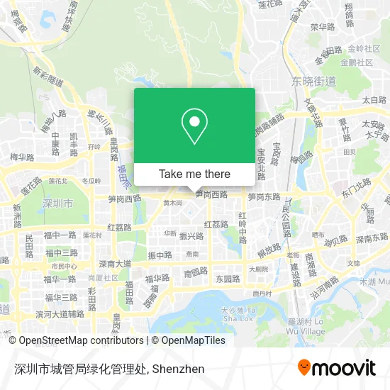 深圳市城管局绿化管理处 map