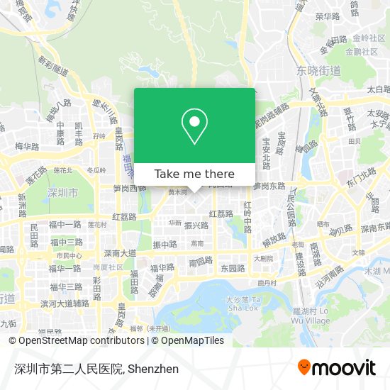 深圳市第二人民医院 map