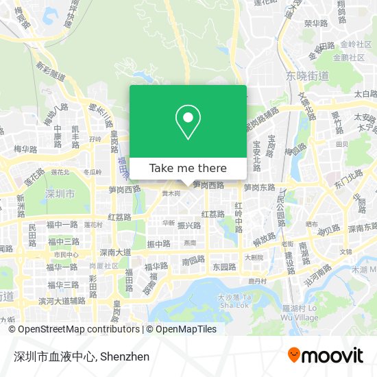 深圳市血液中心 map