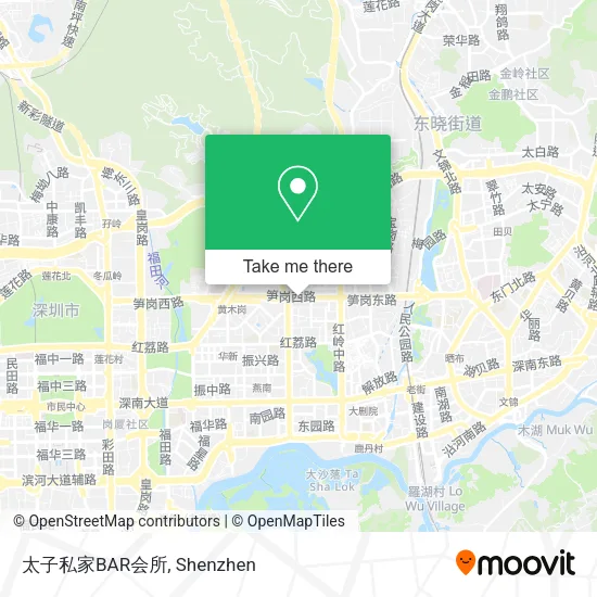 太子私家BAR会所 map