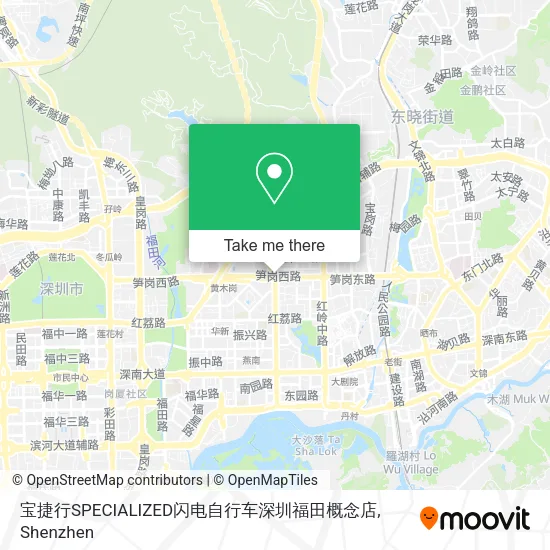 宝捷行SPECIALIZED闪电自行车深圳福田概念店 map
