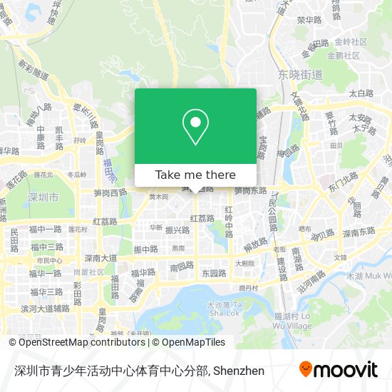 深圳市青少年活动中心体育中心分部 map