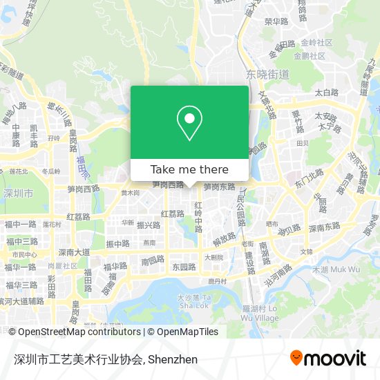 深圳市工艺美术行业协会 map