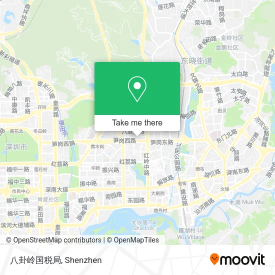 八卦岭国税局 map