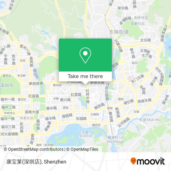 康宝莱(深圳店) map