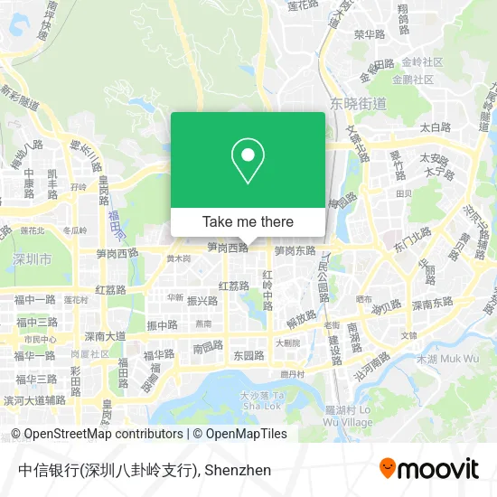 中信银行(深圳八卦岭支行) map