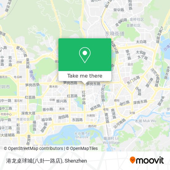 港龙桌球城(八卦一路店) map
