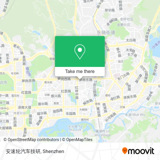 安速轮汽车技研 map