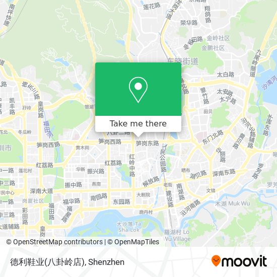 德利鞋业(八卦岭店) map