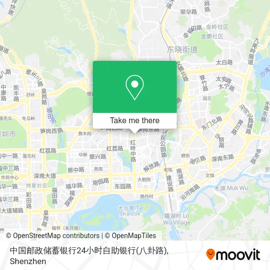 中国邮政储蓄银行24小时自助银行(八卦路) map