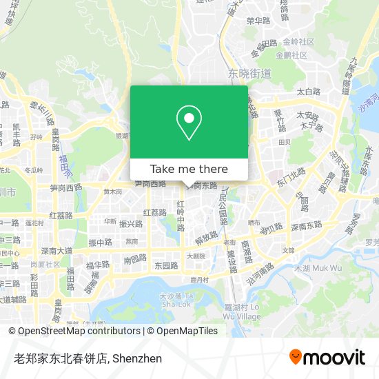 老郑家东北春饼店 map