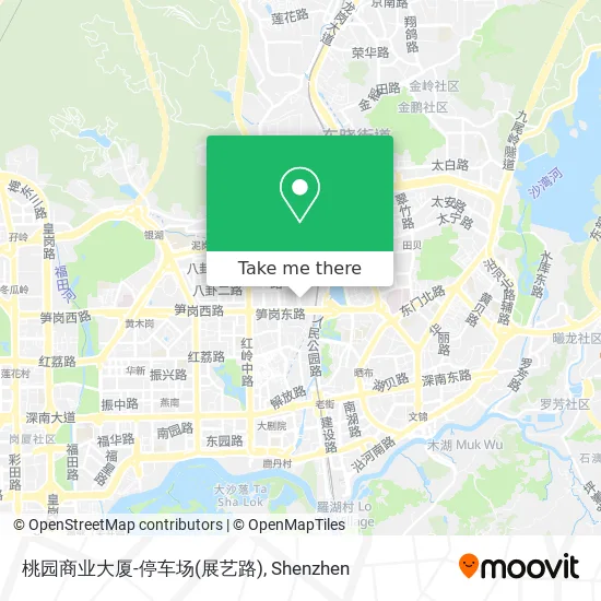 桃园商业大厦-停车场(展艺路) map