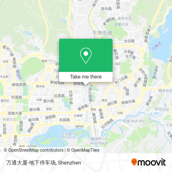 万通大厦-地下停车场 map
