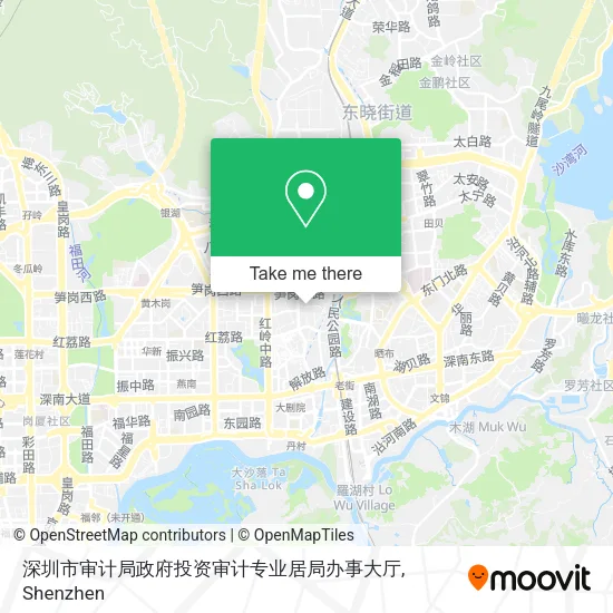 深圳市审计局政府投资审计专业居局办事大厅 map