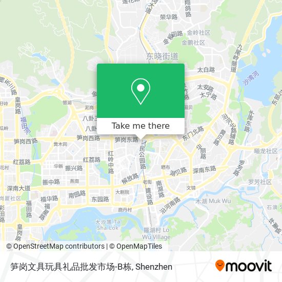 笋岗文具玩具礼品批发市场-B栋 map