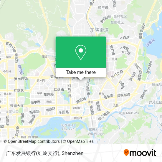 广东发展银行(红岭支行) map