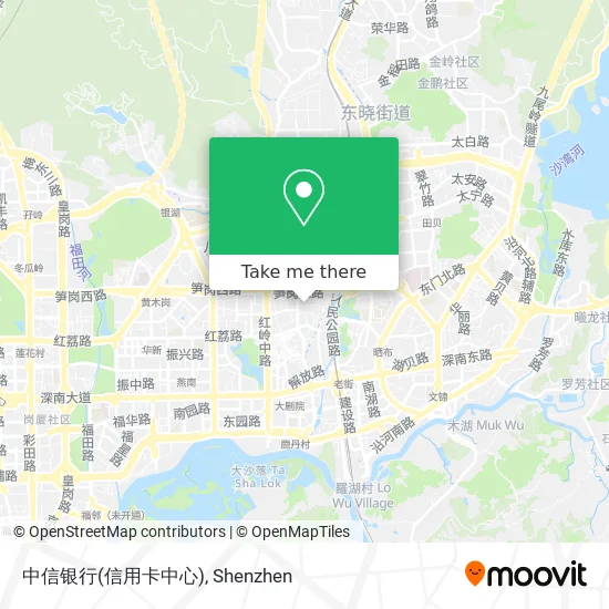 中信银行(信用卡中心) map