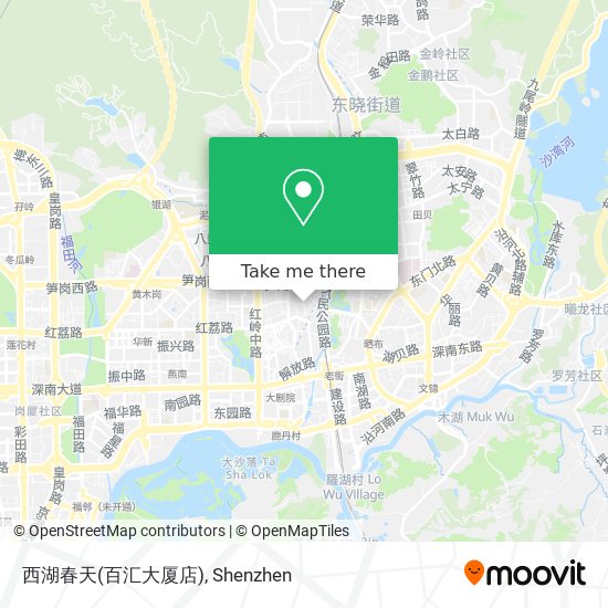 西湖春天(百汇大厦店) map