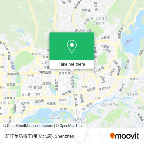 新旺角肠粉王(宝安北店) map